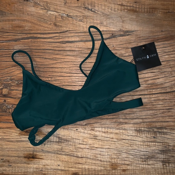 Stone Fox Swim Palo Top in Herb NWT size XS - Picture 2 of 4